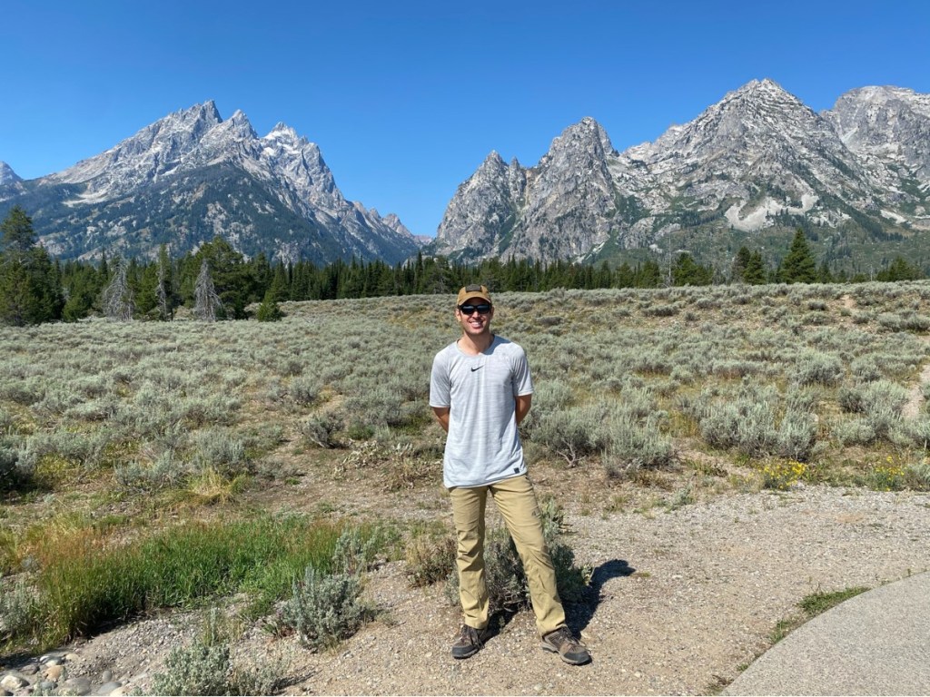 Grand Tetons on way to Yellowstone